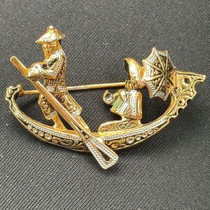 vintage spanish damascus pin